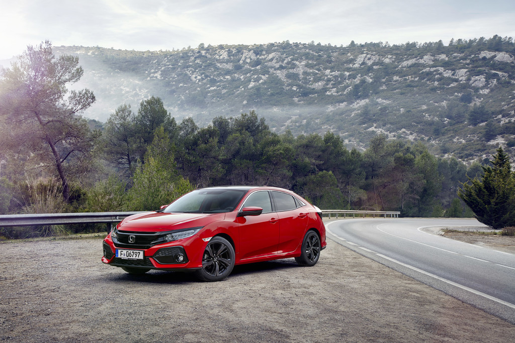 Honda Civic 2017, prueba contacto