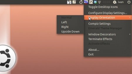 Accede a Compiz rápidamente y cambia la orientación de la pantalla en Linux con DisPlex