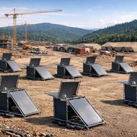 Há anos que a indústria da energia eólica sonha com uma turbina que possa ser montada sem concreto ou maquinário pesado; a França respondeu: "segura minha cerveja" 