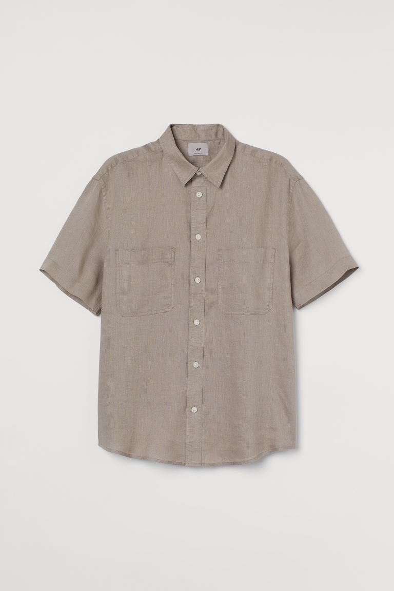 Camisa de lino Relaxed Fit