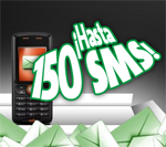 150 SMS al comprar un pack prepago en la web de Movistar