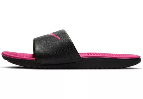Nike - Nike Kawa, chanclas, Black/Vivid Pink,