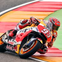 Marc Márquez saca la calculadora: "No era necesario tomar riesgos, así que nos quedamos en el box" 