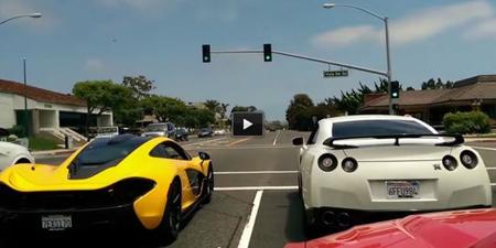 McLaren P1 echa arrancones con un Nissan GT-R modificado