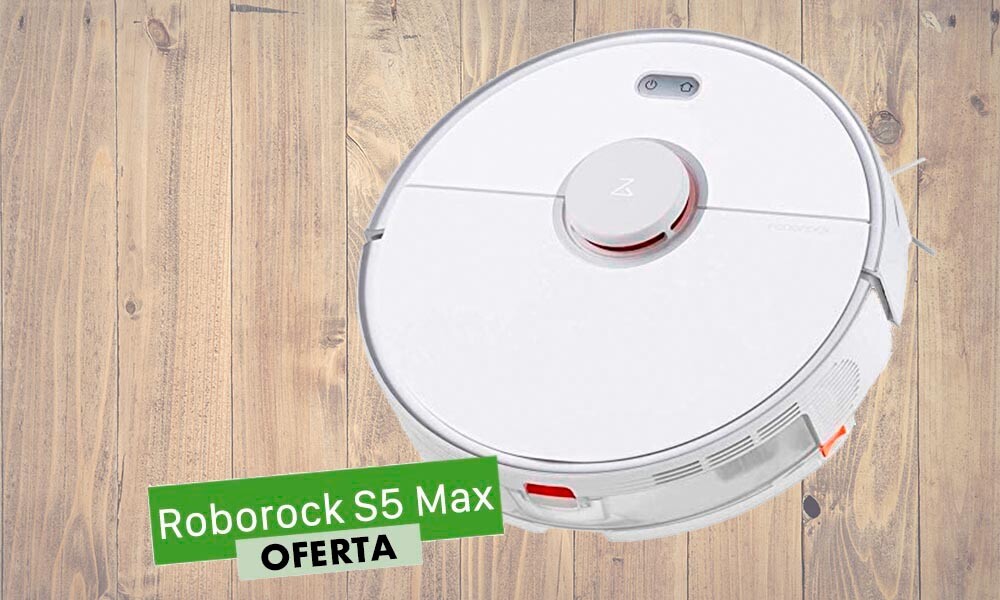 Roborock S5 Max Robot Aspirador Negro | PcComponentes.com