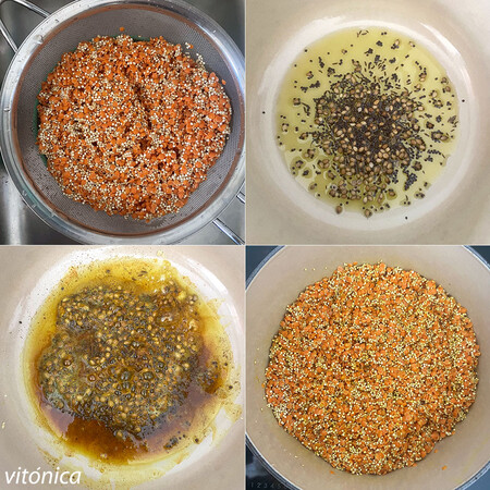 Quinoa Lentejas Rojas Pasos