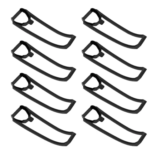 Create idea 8 Protectores de Hélice Profesionales para Drones Kit de Accesorios para Drones Compatible con Z908 Pro Cuadricóptero de 7,7 Cm Color Negro
