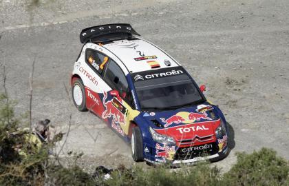 Dani Sordo pierde la segunda plaza y Loeb sigue líder