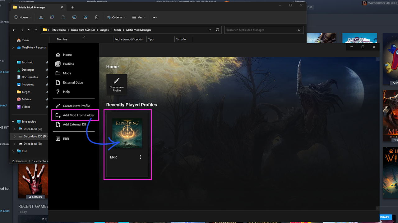 Metis Launcher Con 10 minutos y estos sencillos pasos, tienes Elden Ring Reforged, el ...