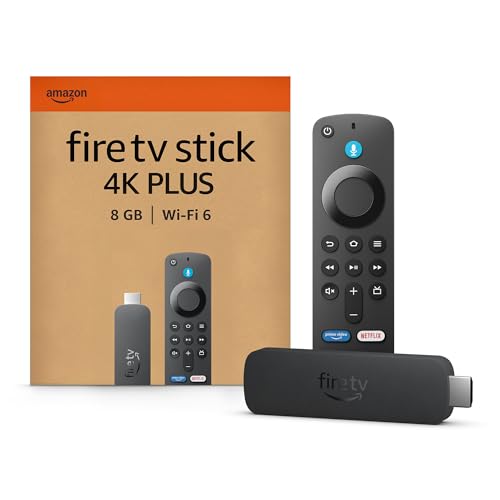 Amazon Fire TV Stick 4K Plus, compatible con Wi-Fi 6, Dolby Vision, Dolby Atmos y HDR10+