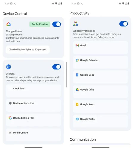 Gemini GOogle ホーム拡張機能