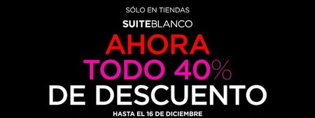 Blanco se pone al 40% antes de Navidades