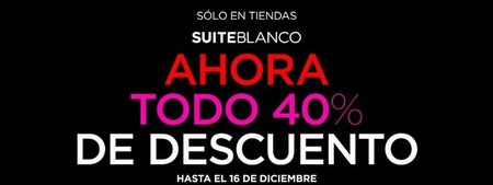 Blanco se pone al 40% antes de Navidades 