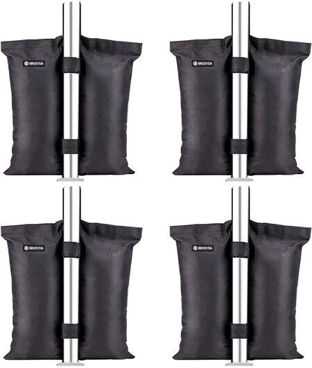 Brosyda Juego De 4 Pesas Para Tiendas De Campana Resistentes De Grado Industrial 600d Para Patas De Tienda Bolsas De Arena Para Cualquier Carpa