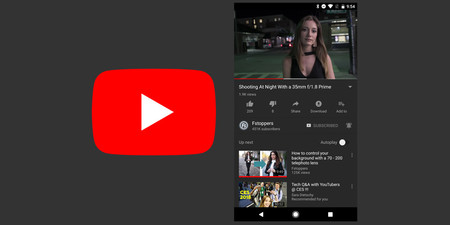YouTube para Android comienza a activar su tema oscuro