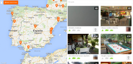 Gamping, el Airbnb de los que acampan
