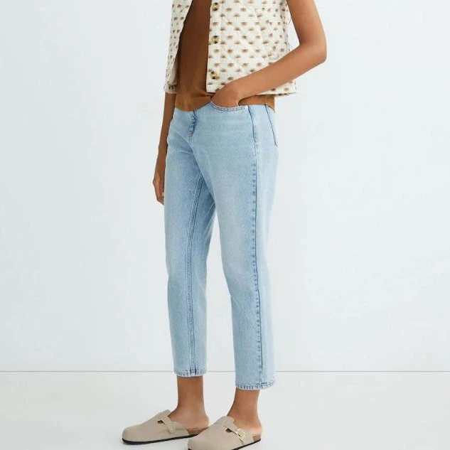 Pantalón mujer vaquero mom fit
