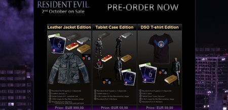 Capcom anuncia una tienda online para Europa y lanza reservas de ediciones especiales de 'Resident Evil 6'