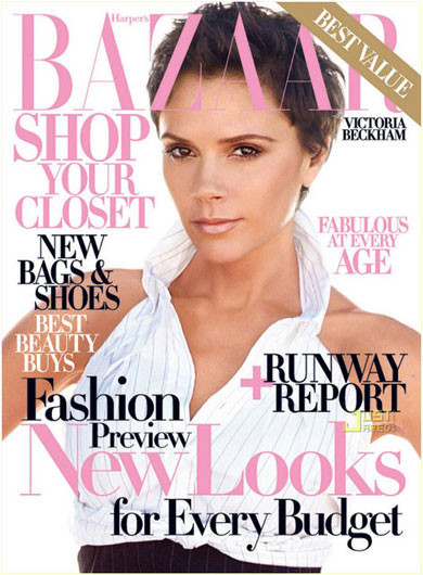 Victoria Beckham posa para Harper's Bazaar