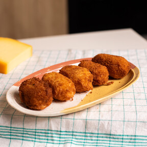 Croquetas de calabaza rellenas de queso: receta fácil, sin bechamel 