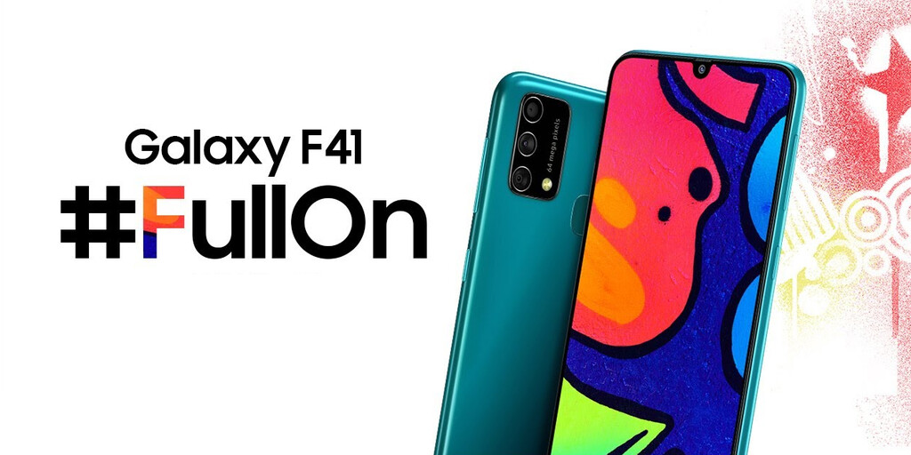 Samsung Galaxy F41: triple cámara de 64 MP y una enorme batería de 6.000 mAh para inaugurar la familia Galaxy F