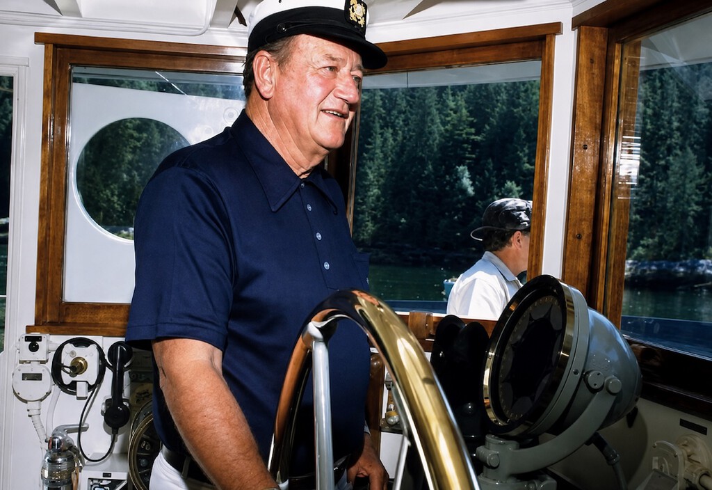 John Wayne llegó en 1963 a España a bordo de su yate privado para rodar uno de sus mayores fracasos de taquilla