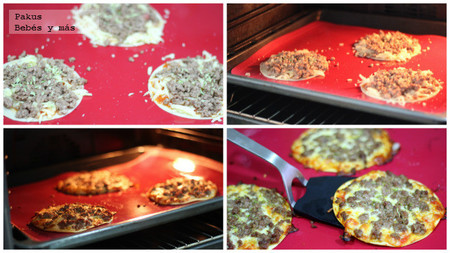 pizzas infantiles en horno