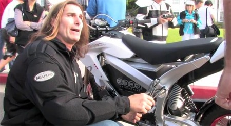 La moto eléctrica de Fabio Lanzoni