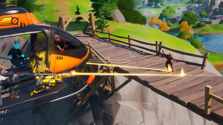 La nueva actualización de Fortnite añade helicópteros para que volemos con todo nuestro escuadrón