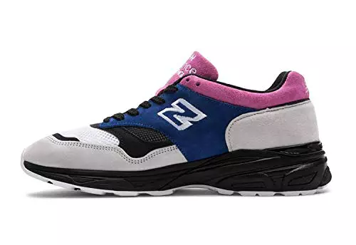 NEW BALANCE 500, Sneaker Hombre, White Blue Pink, 40.5 EU