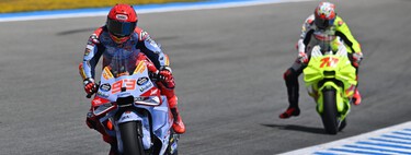 "Marc Márquez a izquierdas es de los mejores, pero a derechas, de los peores. Sus datos no valen", según Fabio Di Giannantonio 