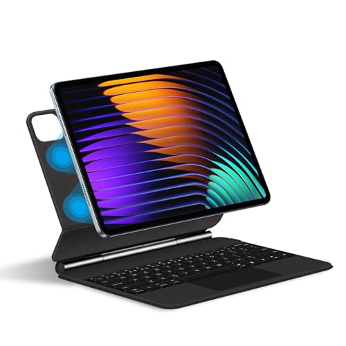 GUPENAA Funda con Teclado para Xiaomi Mi Pad 8/8 Pro 11.2" 2024, Contiene Ñ