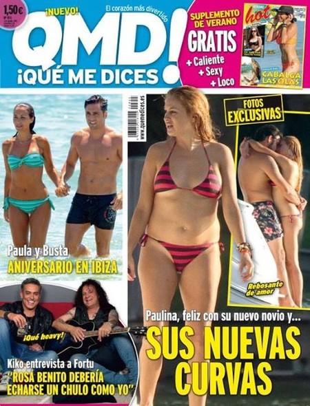 Pues o Paulina Rubio está embarazada o le hacen falta unos pilates