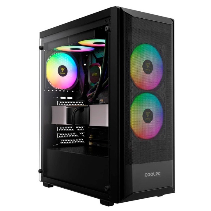 COOLPC Gamer V - Ryzen 5 5500 / GeForce RTX 5060 Ti 16Gb / 32GB DDR4 3200Mhz / NVMe 1Tb