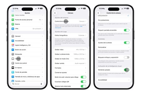 Control Camara Visual Intelligence