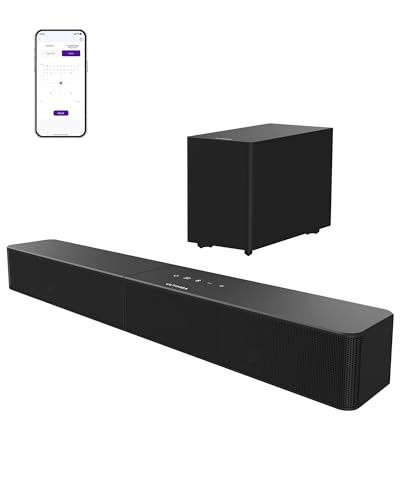 ULTIMEA Barra de Sonido 2.1 con Subwoofer Inalámbrico