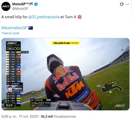 Acosta Australia Motogp 2025