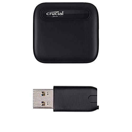 Crucial X6 SSD Externo Portátil 2TB USB 3.1 Negro