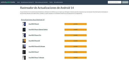 Android アップデート トラッカー