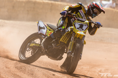 Ferran Cardús monopoliza la primera prueba de la Copa de España de Flat Track y se lleva la victoria