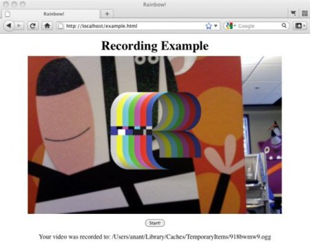 Mozilla Rainbow añade grabación de vídeo y audio a Firefox
