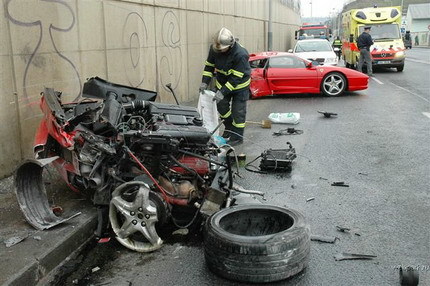 Accidente Ferrari F355