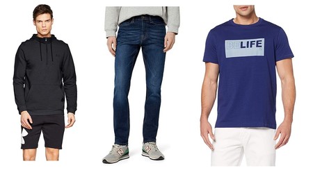 Chollos en tallas sueltas de pantalones, camisetas y sudaderas de marcas como Pepe Jeans, Find, Under Armour o Joma en Amazon