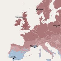 Ni Londres ni el Reino Unido: el mapa de la NASA que revela dónde está el cielo más gris de Europa