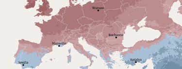 Ni Londres ni el Reino Unido: el mapa de la NASA que revela dónde está el cielo más gris de Europa