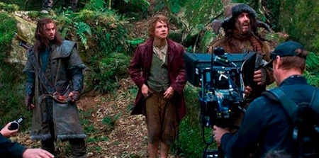 Detrás de la cámaras de 'El Hobbit': fotografías del rodaje