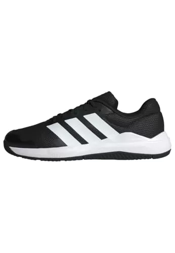 adidas Hombre Dropset Base Training Shoes, Core Black/Cloud White/Lucid Red, 42 2/3 EU