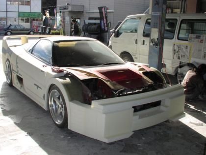 Honda NSX convertido en Ferrari F50