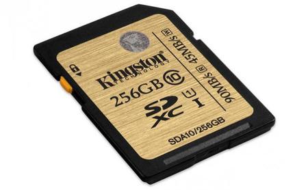 Kingston duplica la capacidad de sus tarjetas SD hasta los 256 gigabytes