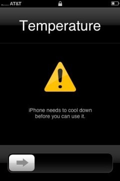 Imagen de la semana: un iPhone demasiado caliente